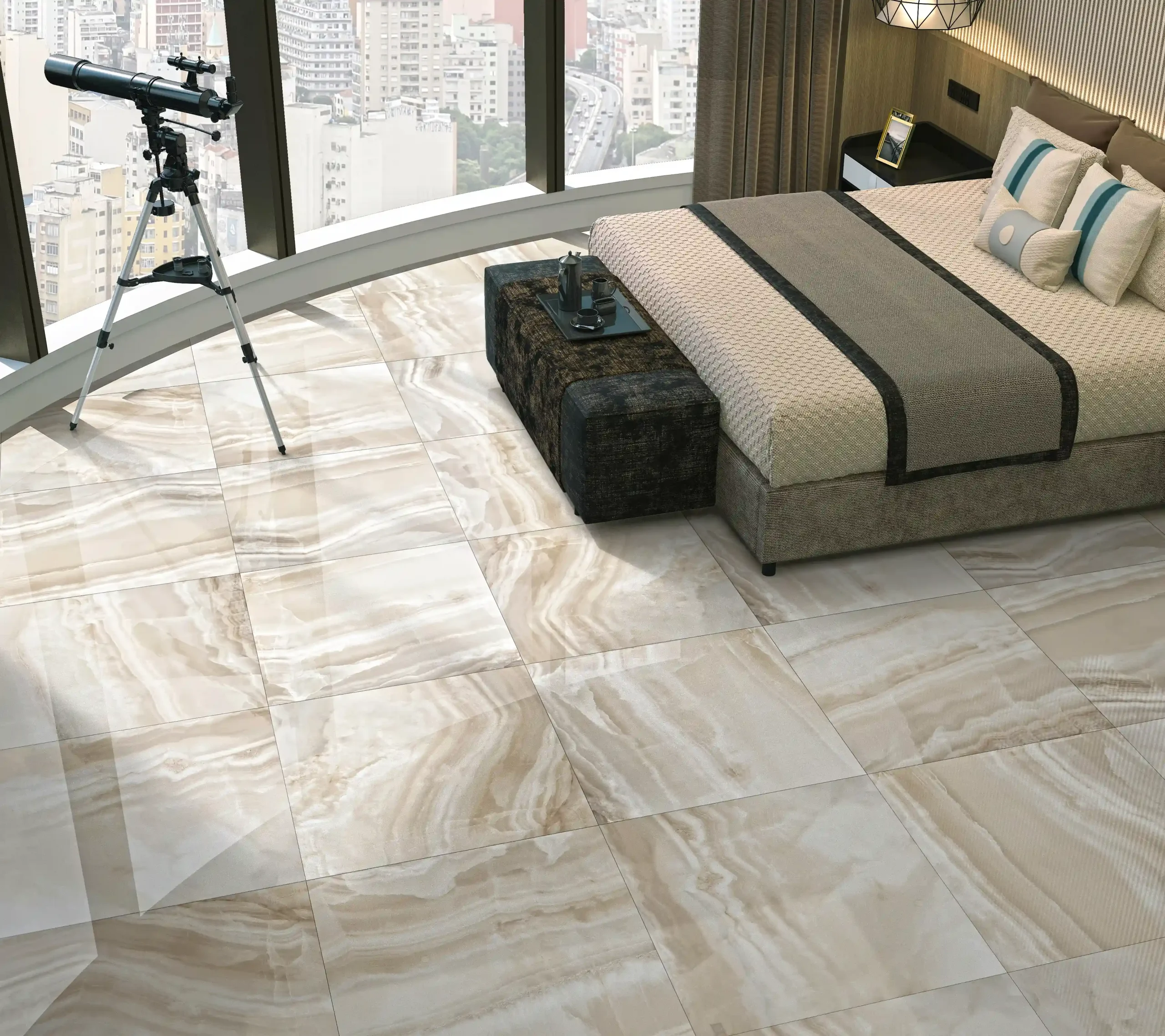 MISTERO BEIGE Marble Look tile