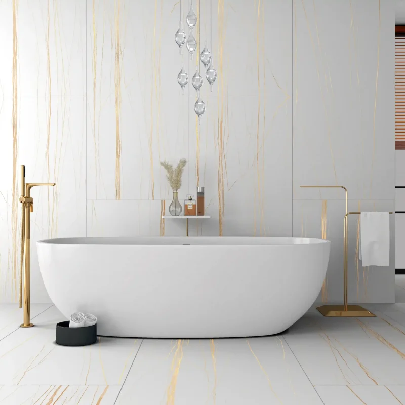 NATURAL SPIDER GOLD Marble slab tiles