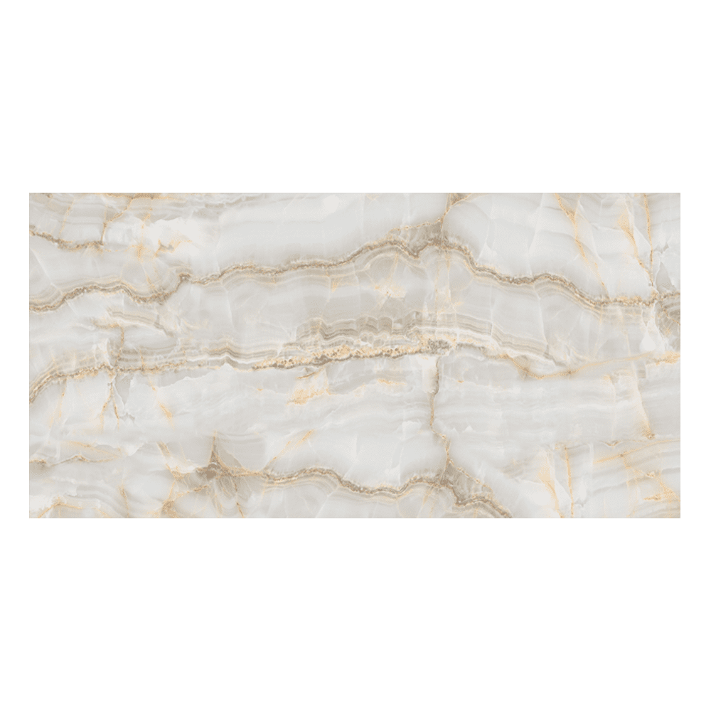 ONYX ORANGE - Cream Marble Look tile