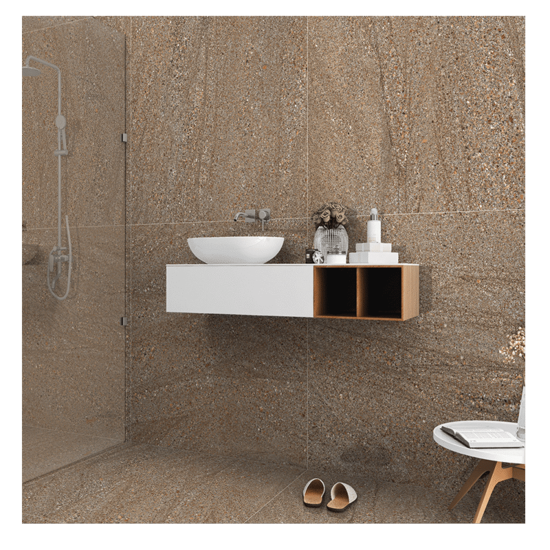 RIVER STONE BROWN - Stone Look Tile