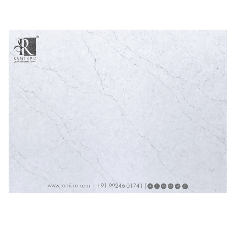 BELGIAN WHITE Quartz Slab