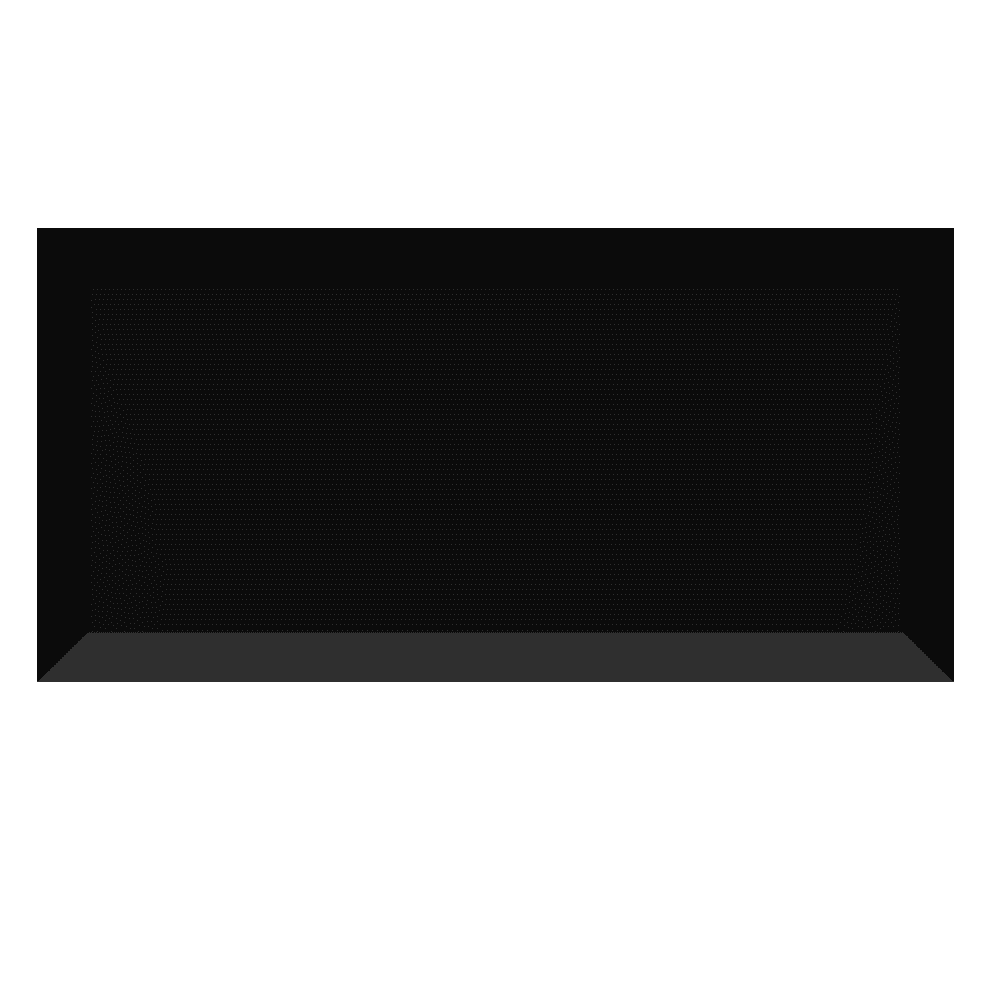 BLACK 100X200 DIAMOND GLOSSY SERIES Subway Tiles