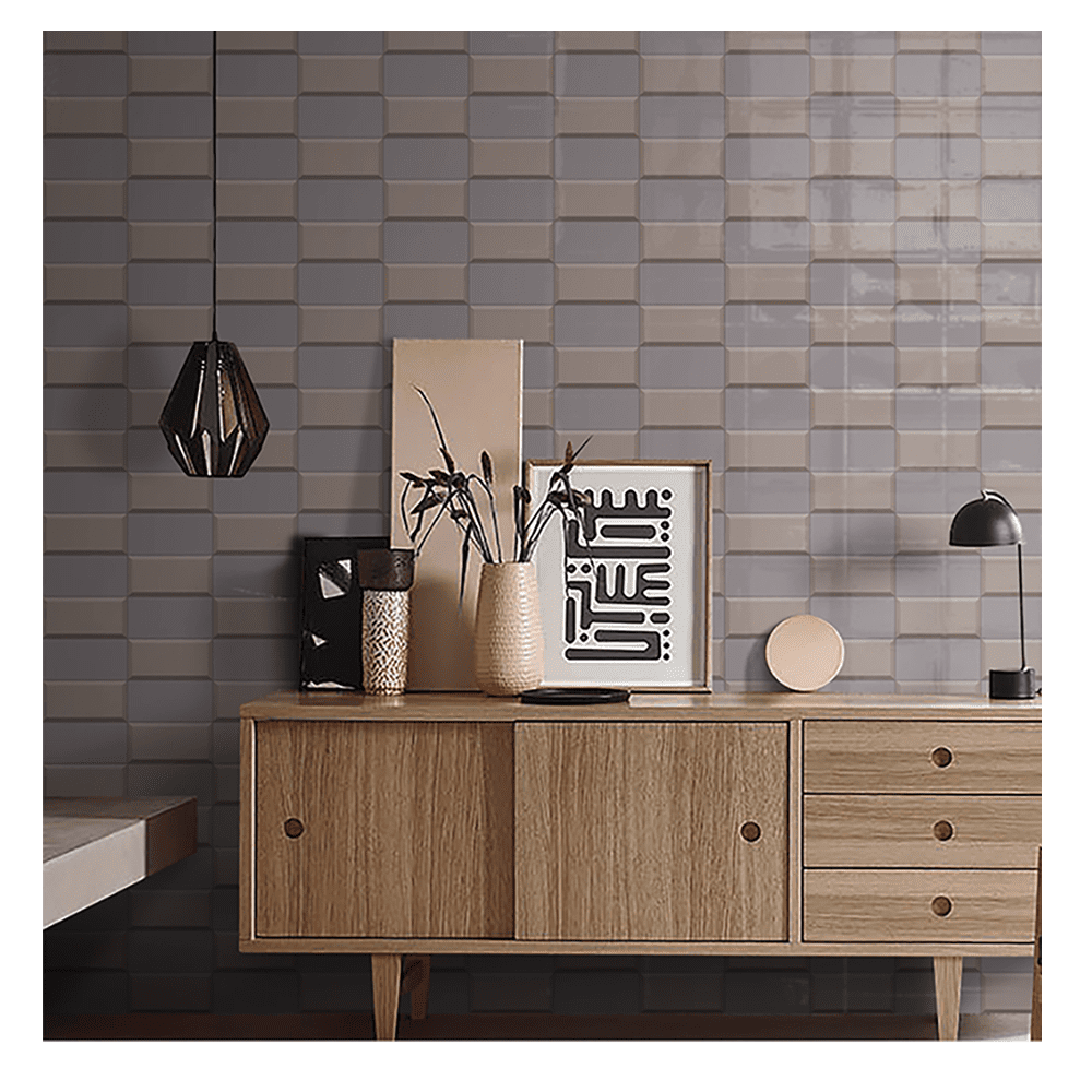 KHAKHI DIAMOND GLOSSY SERIES Subway Tiles 100x200