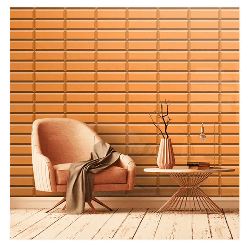ORANGE 100X300 DIAMOND GLOSSY SERIES Subway Tiles