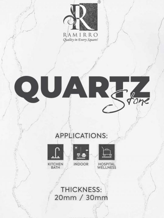 Quartz Slab Engineered Stone Manmade QUARTZ_A