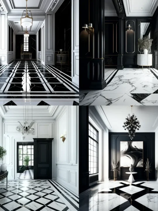 Best Black and White marble tile 2023 | Floor & Wall copy