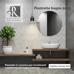 Piastrelle bagno 2023 | Piastrelle in ceramica per rivestimenti e pavimenti del bagno moderno