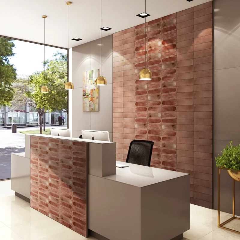 Classic Brown Subway tiles