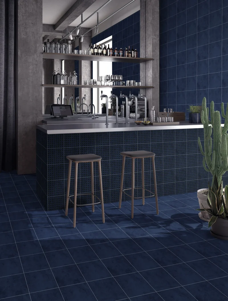 Lava Blue Tiles