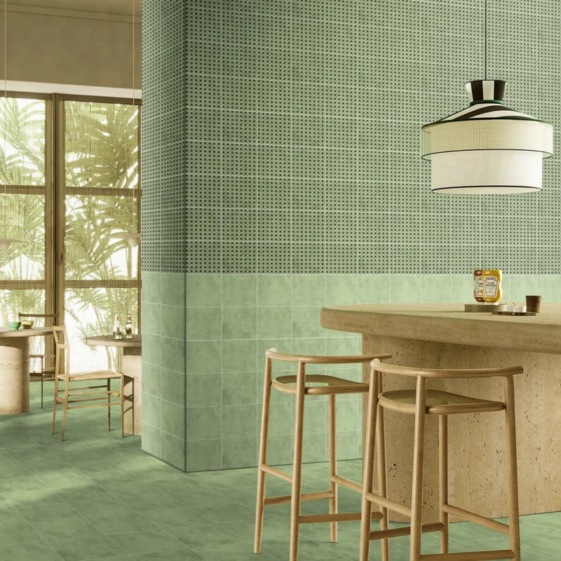Lava Green - Lime color Tiles