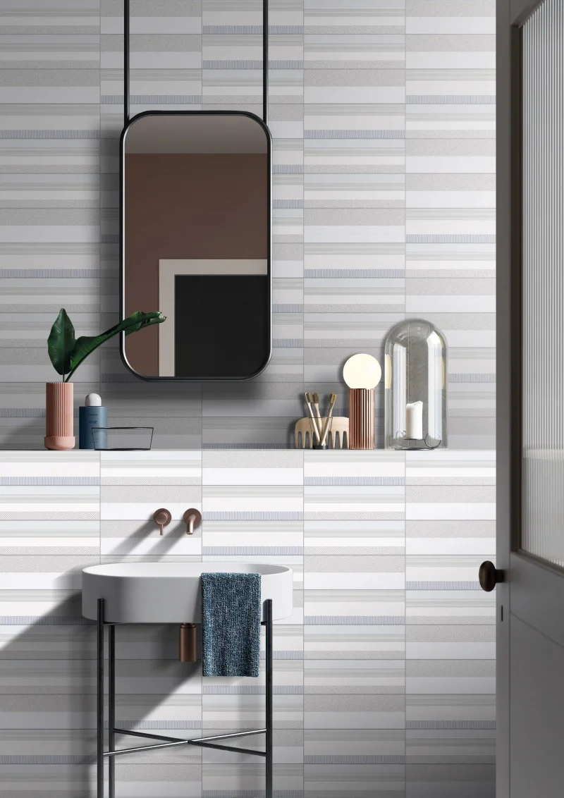 Linies White Subway tiles
