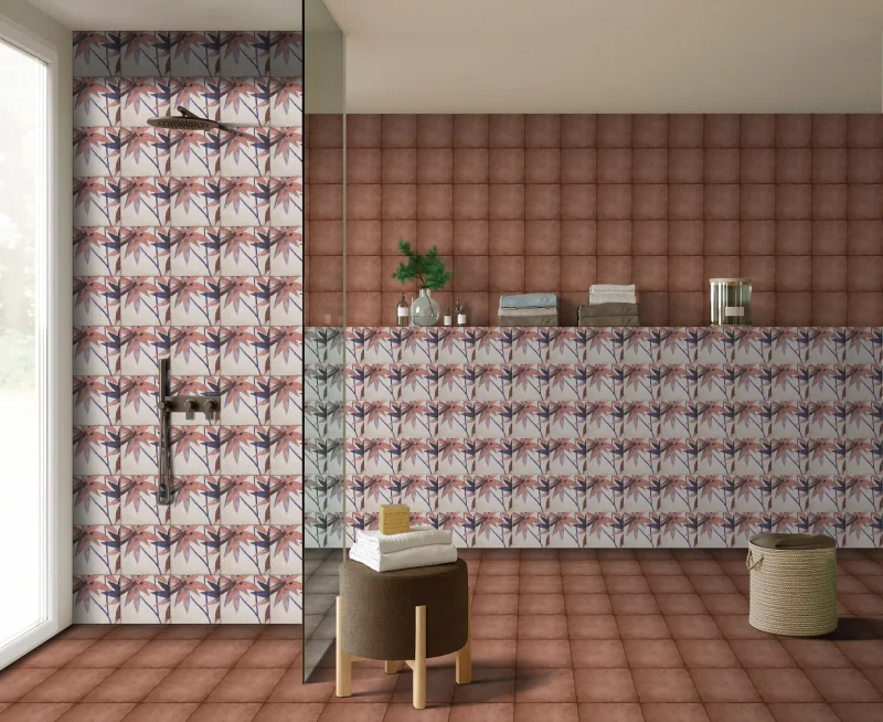 LOTUS BROWN - Brick Red Color