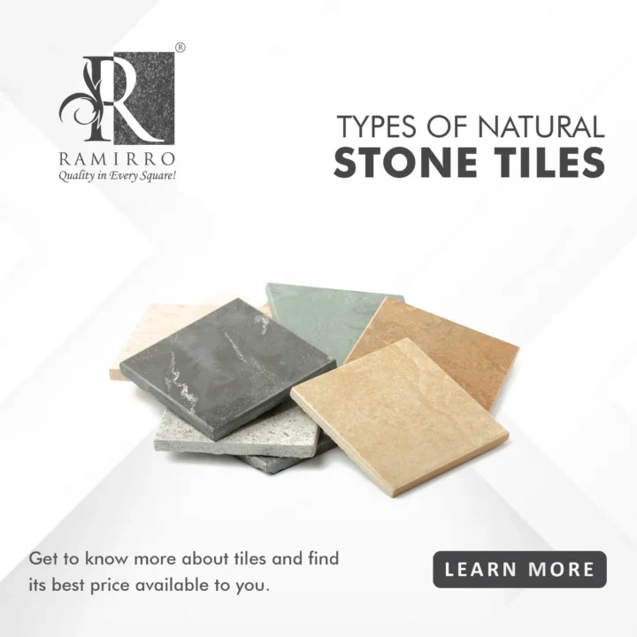 Types of natural stone tiles