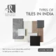 Types of tiles in India