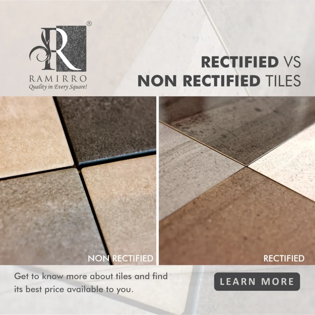 rectified vs non rectified tiles