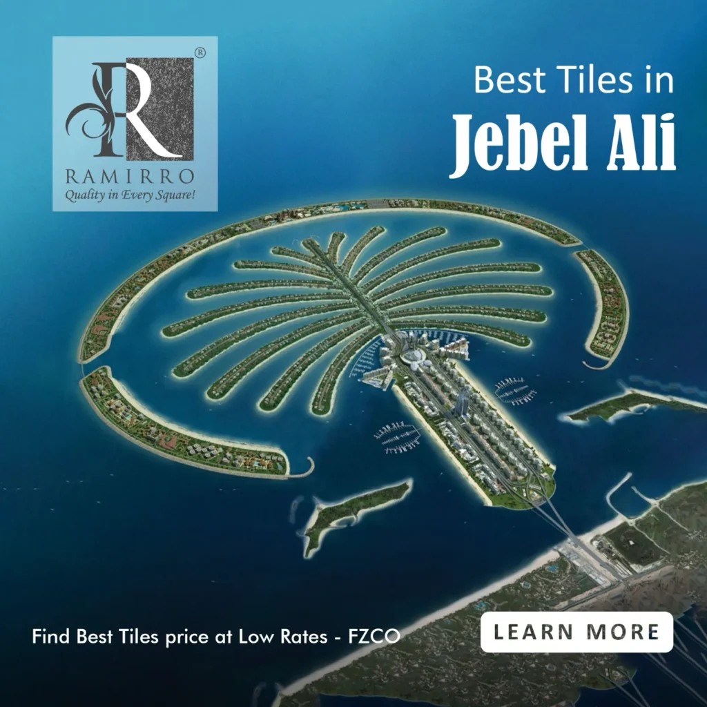 Tiles in jebel Ali