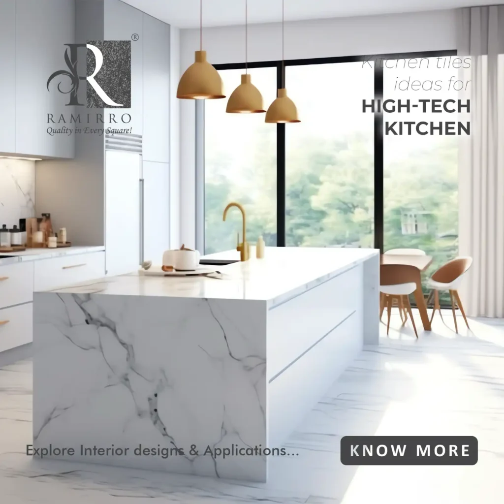 Kitchen Tiles Ideas for High-Tech Kitchen | Explore Interior designs & Applications 2024