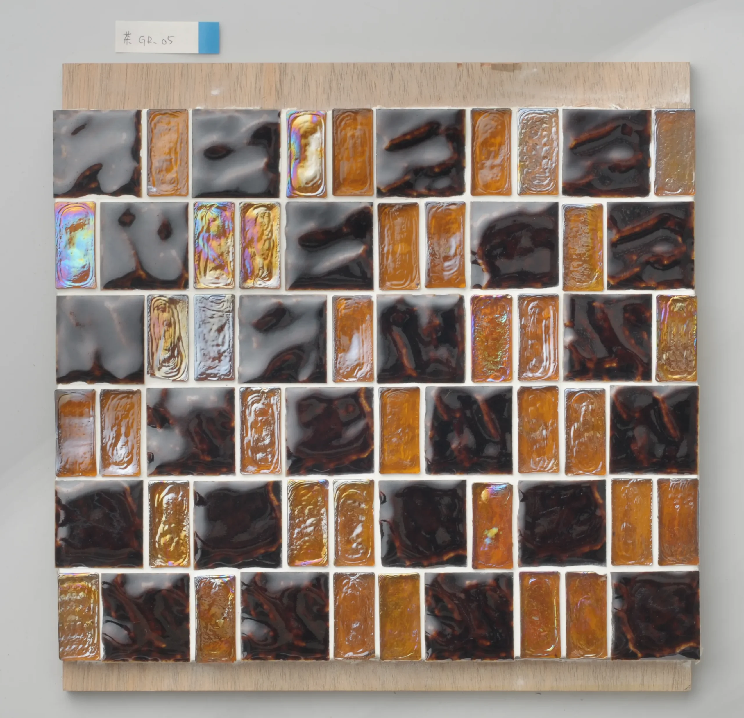 Glaile 308×264 mm Glass & Ceramic Mosaic Tiles | GR Series | Made in Japan - Image 5