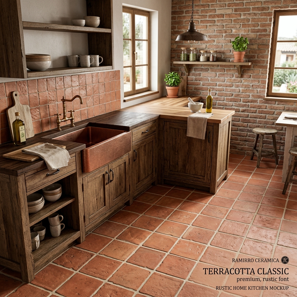 Terracotta Classic od Ramirro Ceramica - tradicionalne glinene pločice